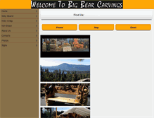 Tablet Screenshot of bigbearcarvings.com